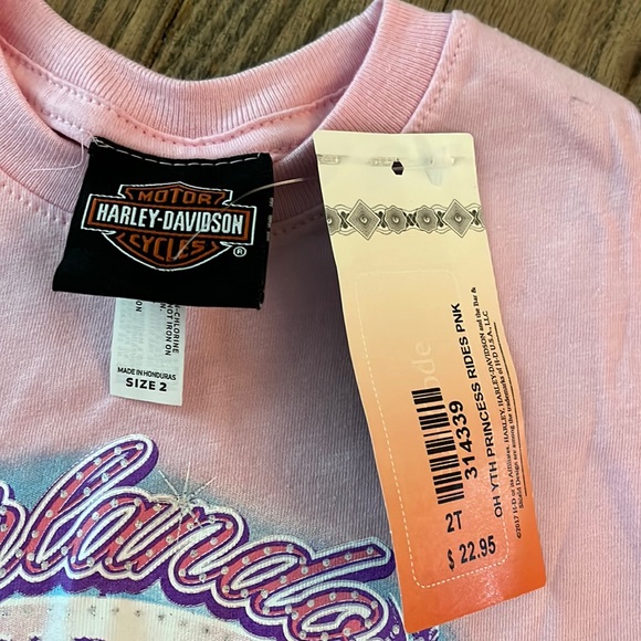 NWT Harley Davidson princess tee 2T - Picture 4 of 5